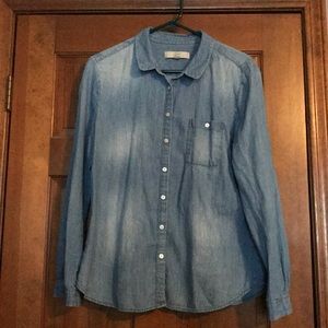 Loft chambray top